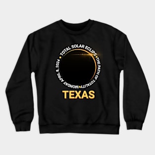 TEXAS Total Solar Eclipse 2024 Crewneck Sweatshirt